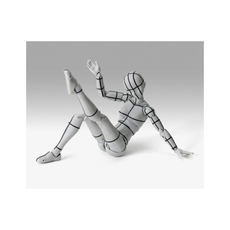 Body chan - sports edition wire frame - (gray color ver.) fig. 13 -5 cm body kun - body chan
