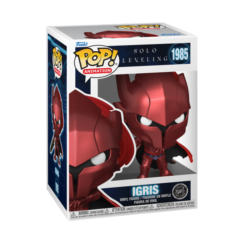 Funko pop solo leveling igris opción chase aleatoria