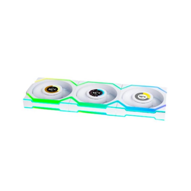 Ventilador caja lian li unifan sl wireless argb 3 x 120mm white