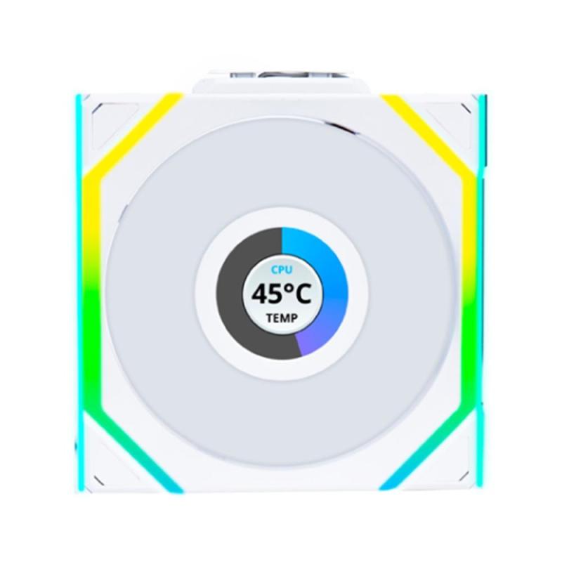 Ventilador caja lian li unifan sl wireless argb 3 x 120mm white