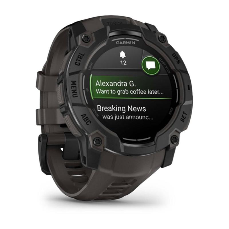Smartwatch garmin instinct 3 50mm amoled negro correa negra