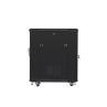 Armario rack lanberg 19 pulgadas 15u - 600x800 flat pack negro puerta malla