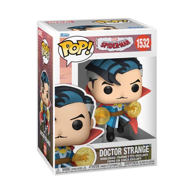 Funko pop marvel your friendly neighborhood spider - man doctor strange