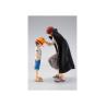 Shanks & monkey d. luffy childhood ver. fig. 16 -5 - 10 cm one piece sh figuarts collectors