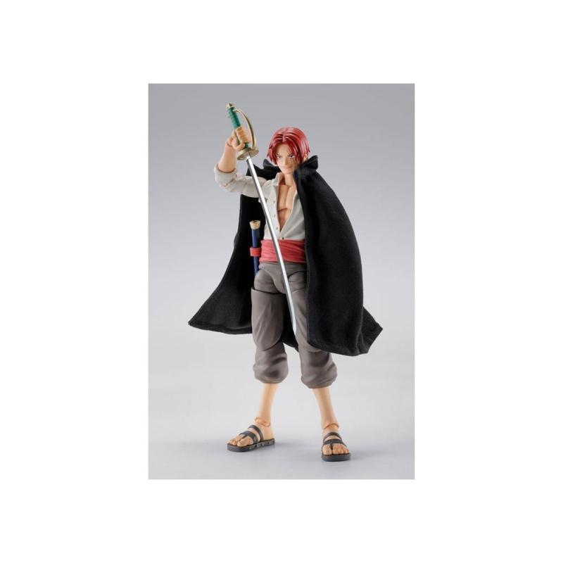 Shanks & monkey d. luffy childhood ver. fig. 16 -5 - 10 cm one piece sh figuarts collectors