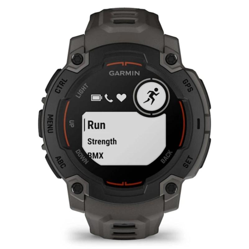 Smartwatch garmin instin e 45mm negro correa de silicona carbon