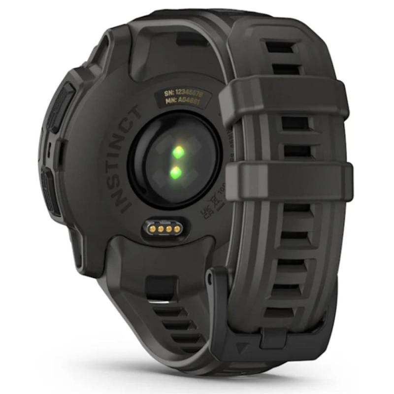 Smartwatch garmin instin e 45mm negro correa de silicona carbon