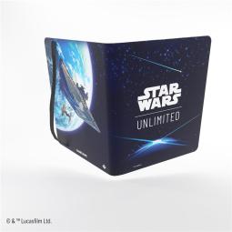 Star wars: unlimited 18 pocket album card back blue