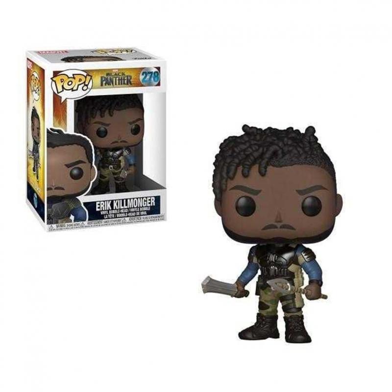 Funko pop marvel black panther erik killmonger 23350 - Imagen 1