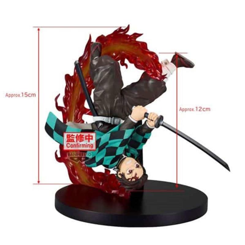 Figura banpresto demon slayer kimetsu no yaiba vibration stars plus tanjiro kamado 12cm