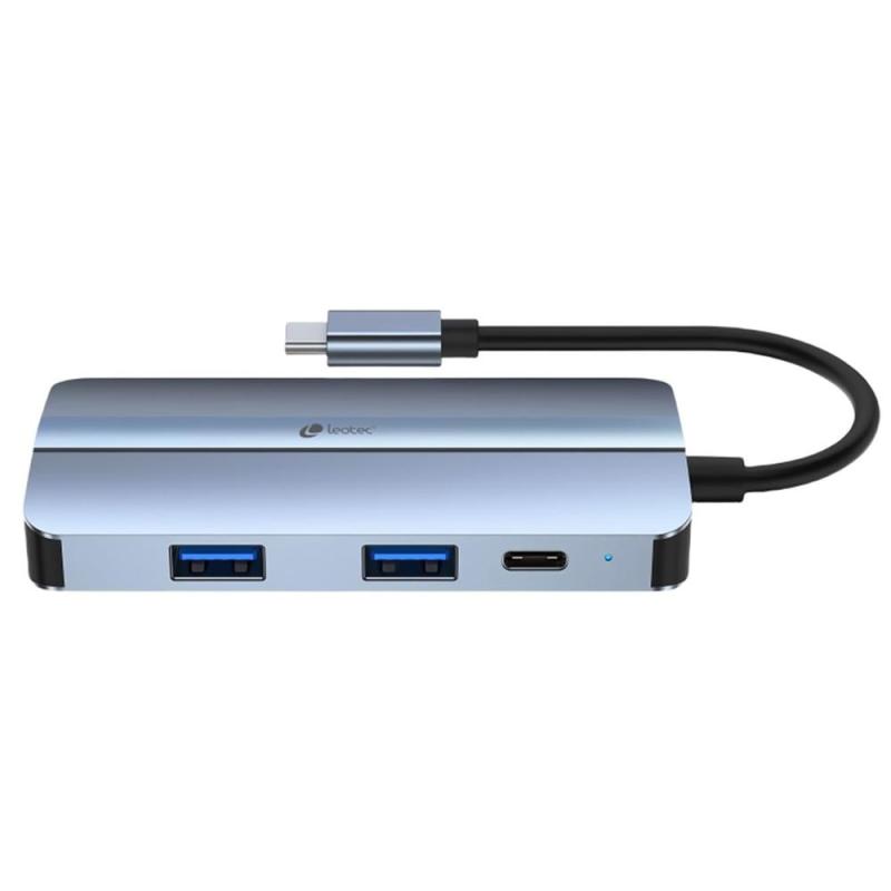 Docking station leotec usb tipo c 7 en 1