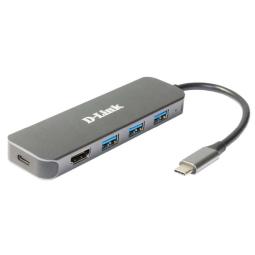 Docking station d - link dub - 2333 usb tipo c 5 en 1