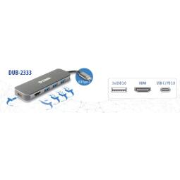 Docking station d - link dub - 2333 usb tipo c 5 en 1