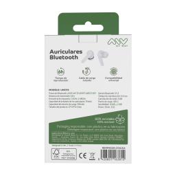 Auriculares myway mwhph0028 inalambrico blanco