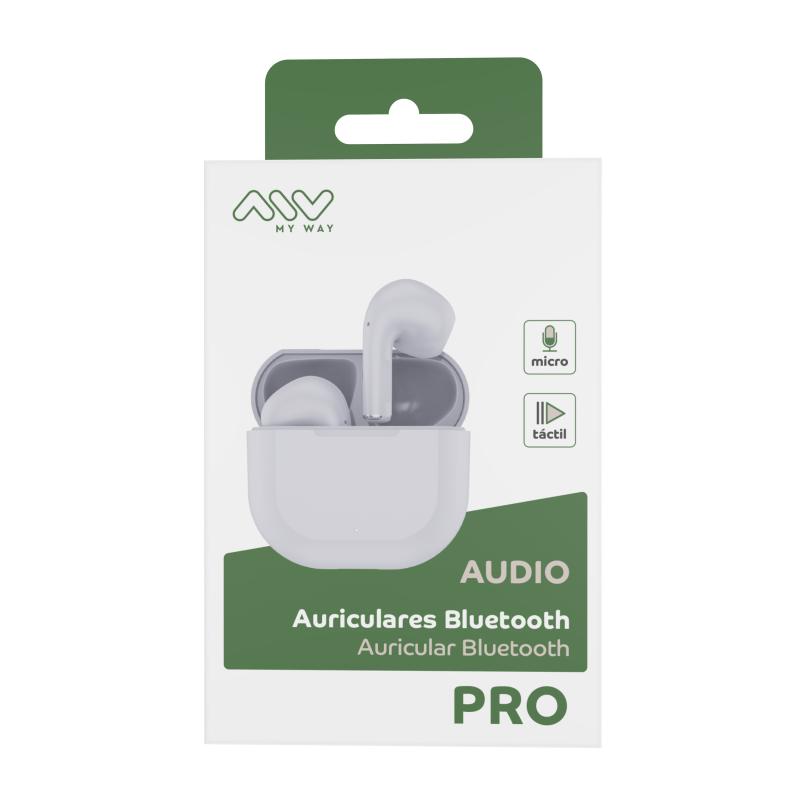 Auriculares myway mwhph0030 inalambrico blanco