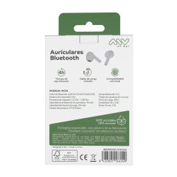 Auriculares myway mwhph0030 inalambrico blanco