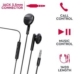 Auriculares myway mwhph0019 negro