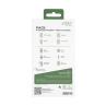 Carcasa myway para apple iphone 15 pro transparente + protector pantalla cristal templado