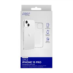 Carcasa myway para apple iphone 15 pro transparente