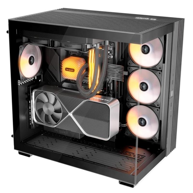 Caja ordenador gaming be quiet! light base 600 dx atx argb vidrio negra