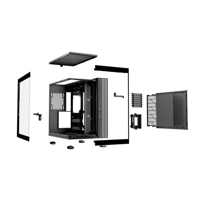 Caja ordenador gaming be quiet! light base 600 dx atx argb vidrio negra