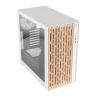 Caja ordenador gaming nox hummer element atx cristal templado madera blanco
