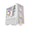 Caja ordenador gaming deepcool ch560 rgb e - atx cristal templado blanca
