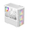 Caja ordenador gaming deepcool ch560 rgb e - atx cristal templado blanca