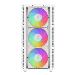 Caja ordenador gaming deepcool ch560 rgb e - atx cristal templado blanca