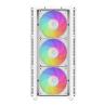 Caja ordenador gaming deepcool ch560 rgb e - atx cristal templado blanca