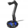 Soporte auriculares sharkoon x - rest 7.1 negro - Imagen 1