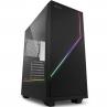 Caja sharkoon rgb flow atx 2xusb3.0 sin fuente - Imagen 1