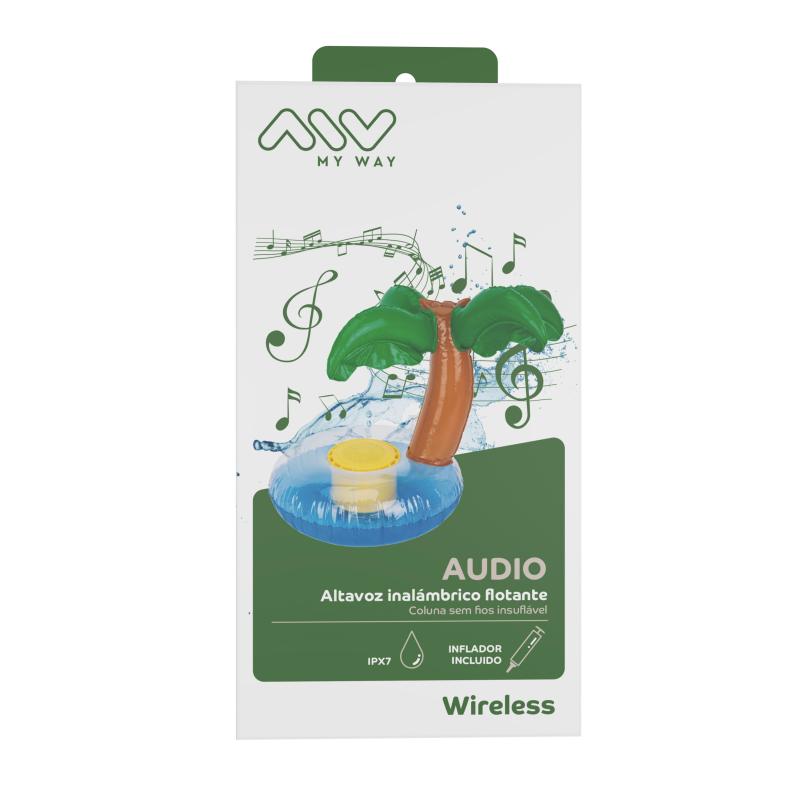 Altavoz myway flotante palmera