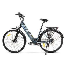 Bicicleta electrica smartgyro sunset titanium 250w 1000mah 50km auto