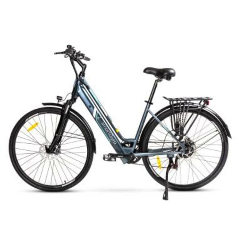 Bicicleta electrica smartgyro sunset titanium 250w 1000mah 50km auto