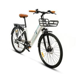 Bicicleta electrica smartgyro sunset blanca 250w 1000mah 50km auto