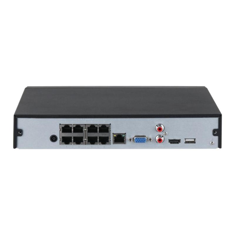 Grabadora de red dahua dh - nvr2108hs - 8p - i2 1u negro