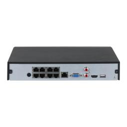 Grabadora de red dahua dh - nvr2108hs - 8p - i2 1u negro