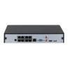 Grabadora de red dahua dh - nvr2108hs - 8p - i2 1u negro
