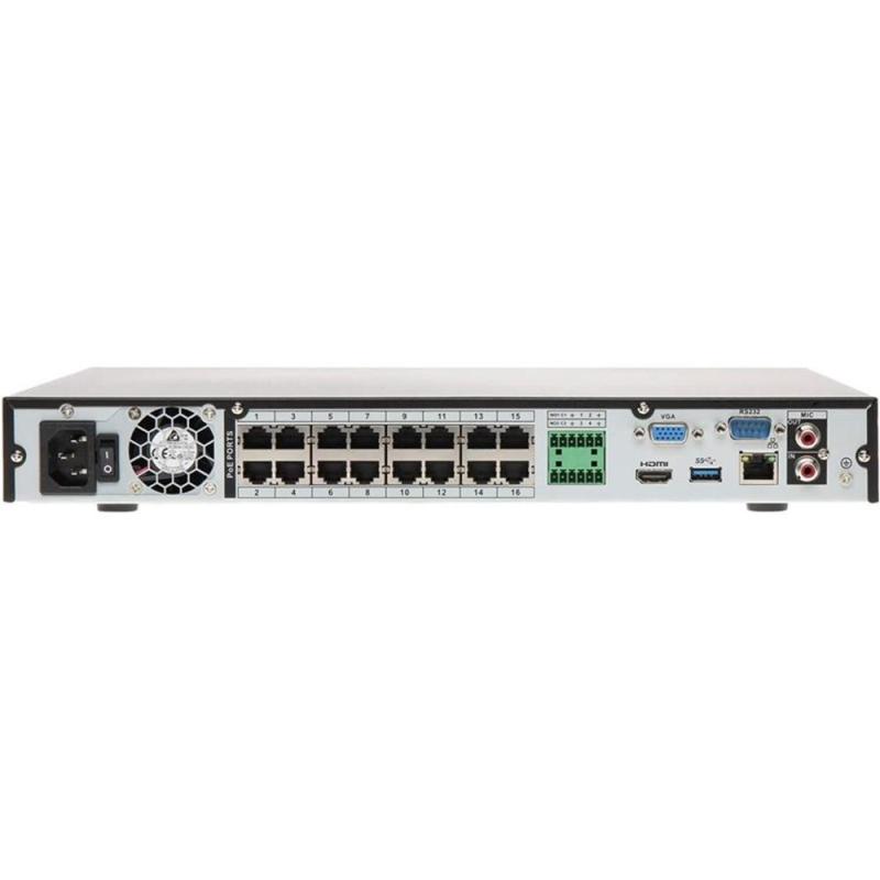 Grabadora de red dahua dh - nvr4216 - 16p - 4ks2 - l 1u negro