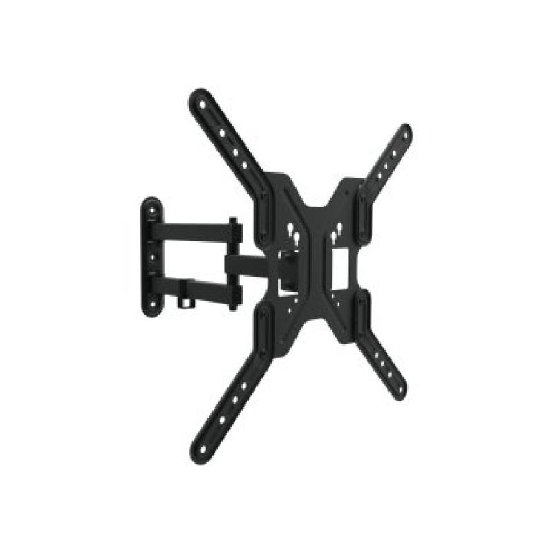 Soporte de pared equip para pantalla de 13 pulgadas - 55 pulgadas doble brazo inclinable y giratorio max