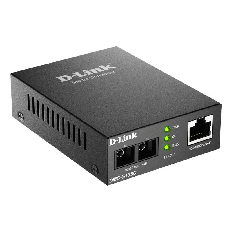 Convertidor de medios monomodo d - link dmc - g10sc
