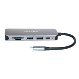 Hub d - link usb tipo c 6 en 1
