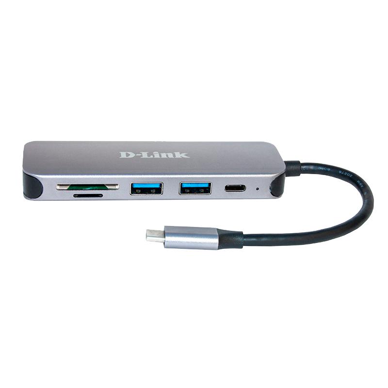 Hub d - link usb tipo c 6 en 1