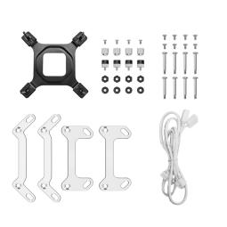 Kit refrigeracion liquida deepcool mystique argb 240mm white