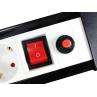 Regleta equip 245553 con 4 tomas + 2 puertos usb