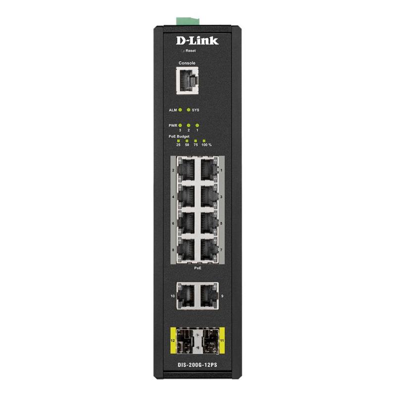 Switch industrial dis - 200g - 12ps 12 puertos