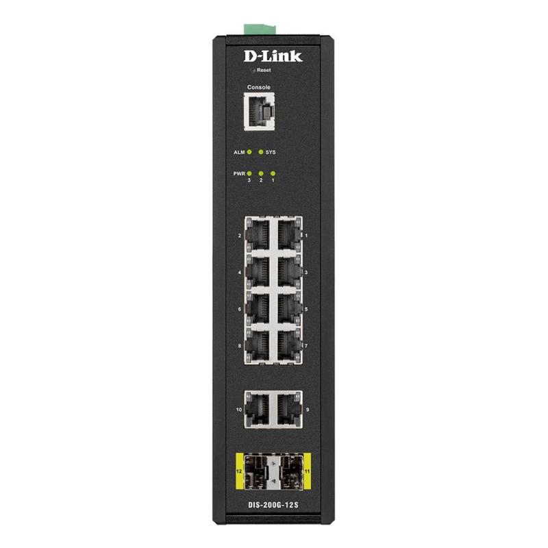 Switch industrial d - link dis - 200g - 12s 12 puertos