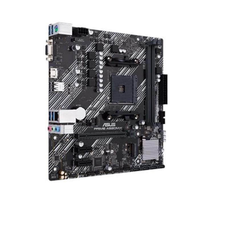 Placa base asus amd prime - a520m - k socket am4 ddr4 x2 max 64gb 3200 mhz d - sub hdmi matx - Imagen 1