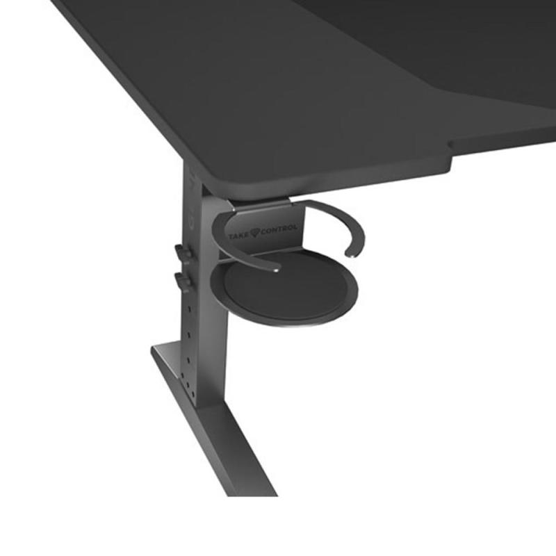 Mesa gaming genesis holm modular 140 rgb negro 140x75 cm